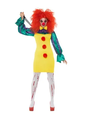 Classic Horror Clown Lady Costume