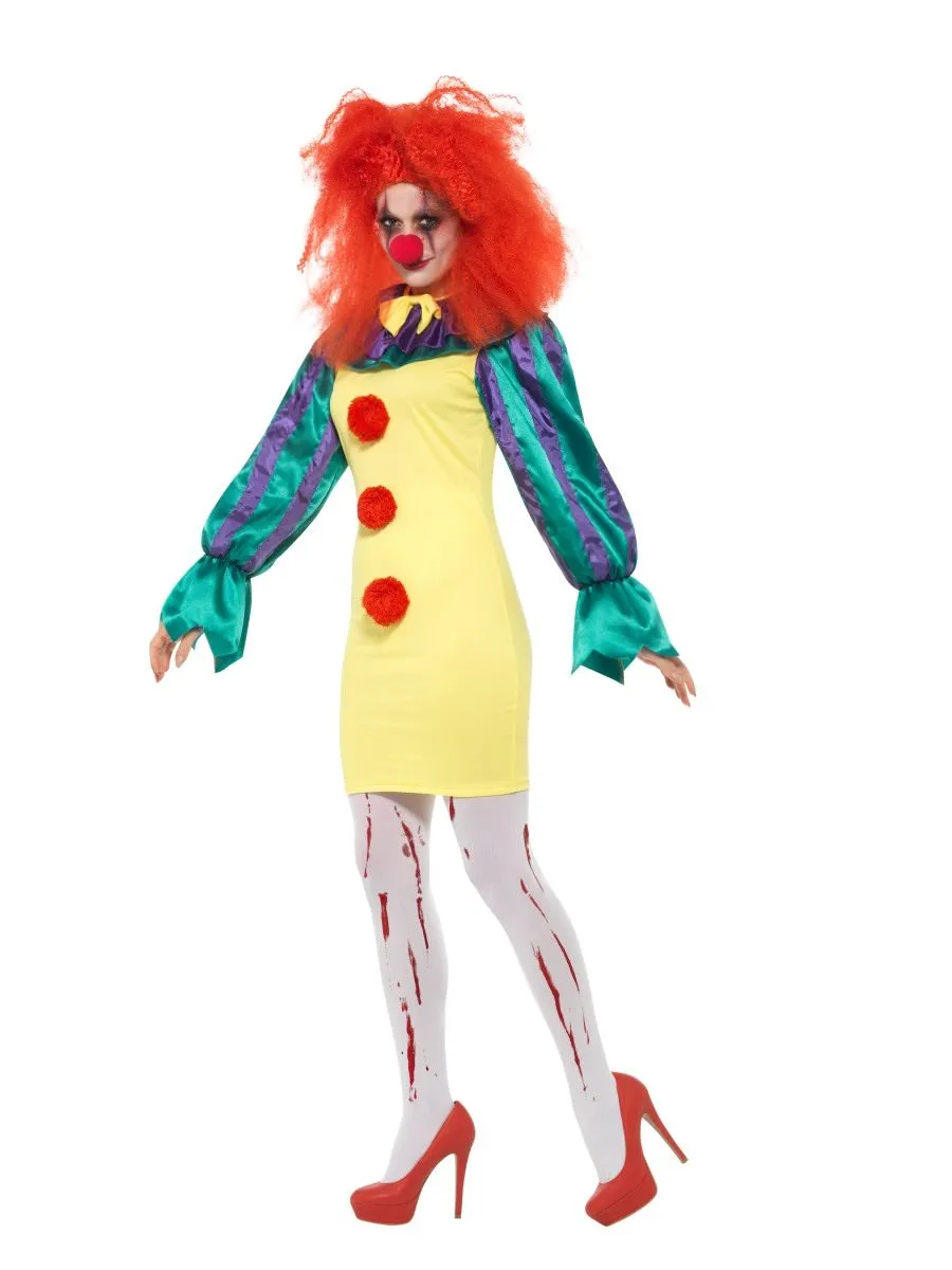 Classic Horror Clown Lady Costume