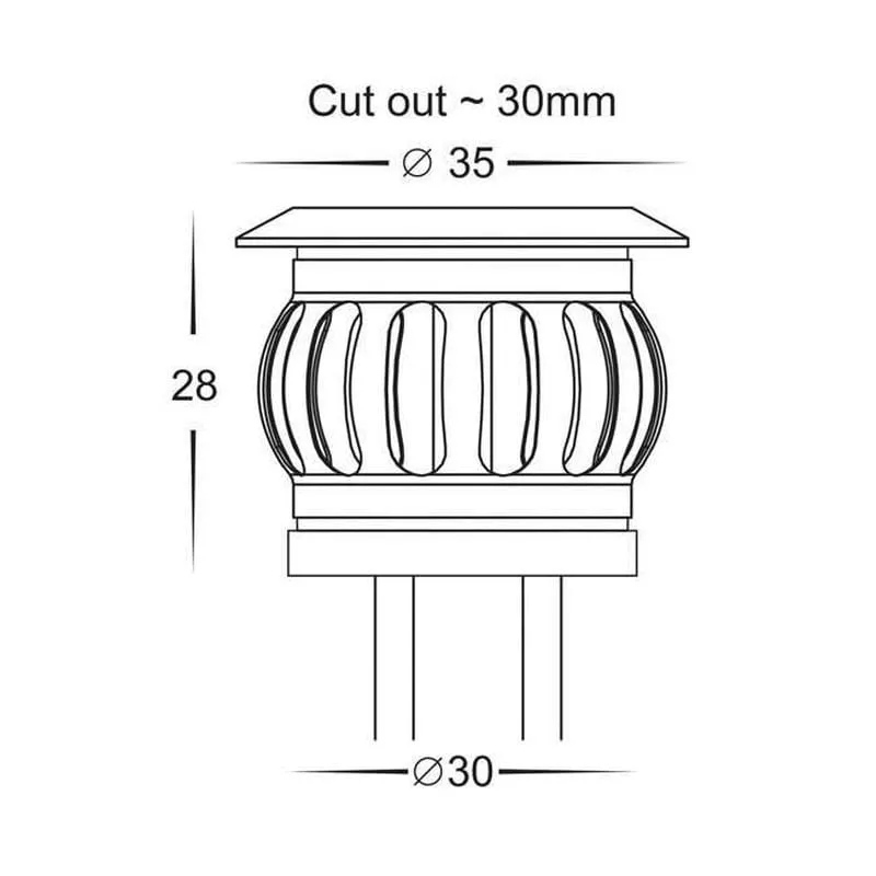 Colour Changing Deck Lights Set of Six