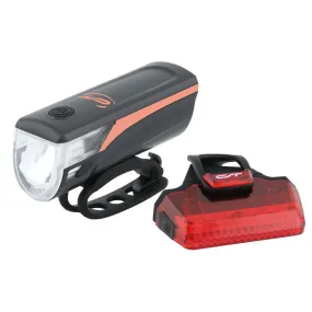 CONTEC Akku-LED-Leuchtenset "Speed-LED USB" schwarz - neored