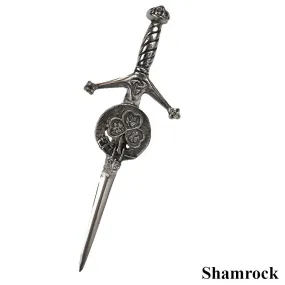 Crest Kilt Pin - Shamrock