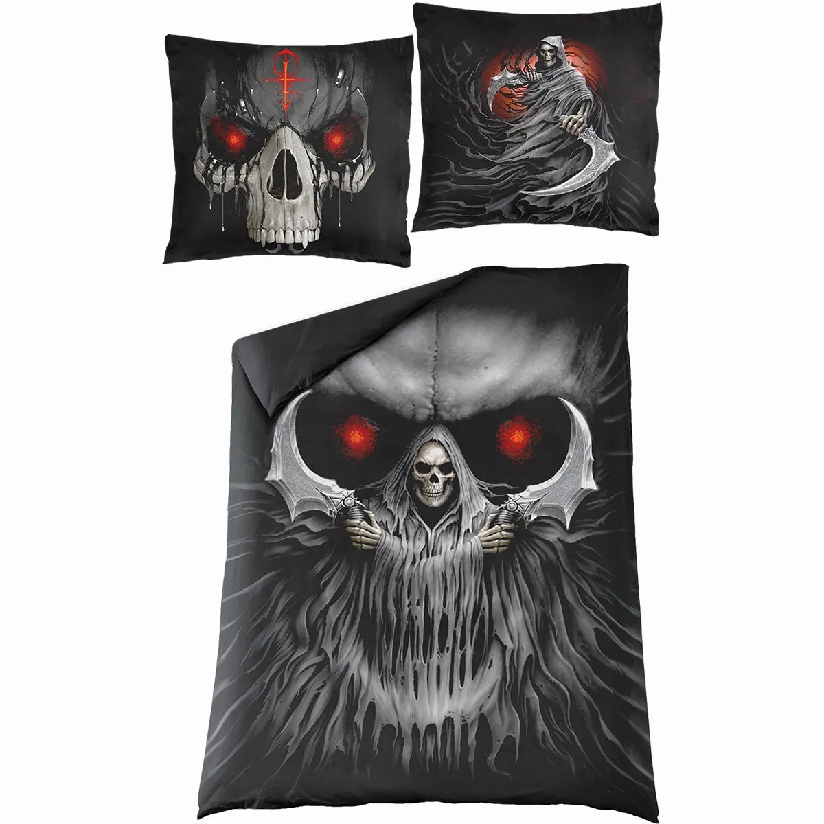 DARK DEATH - Single Duvet Cover   UK And EU Pillow case