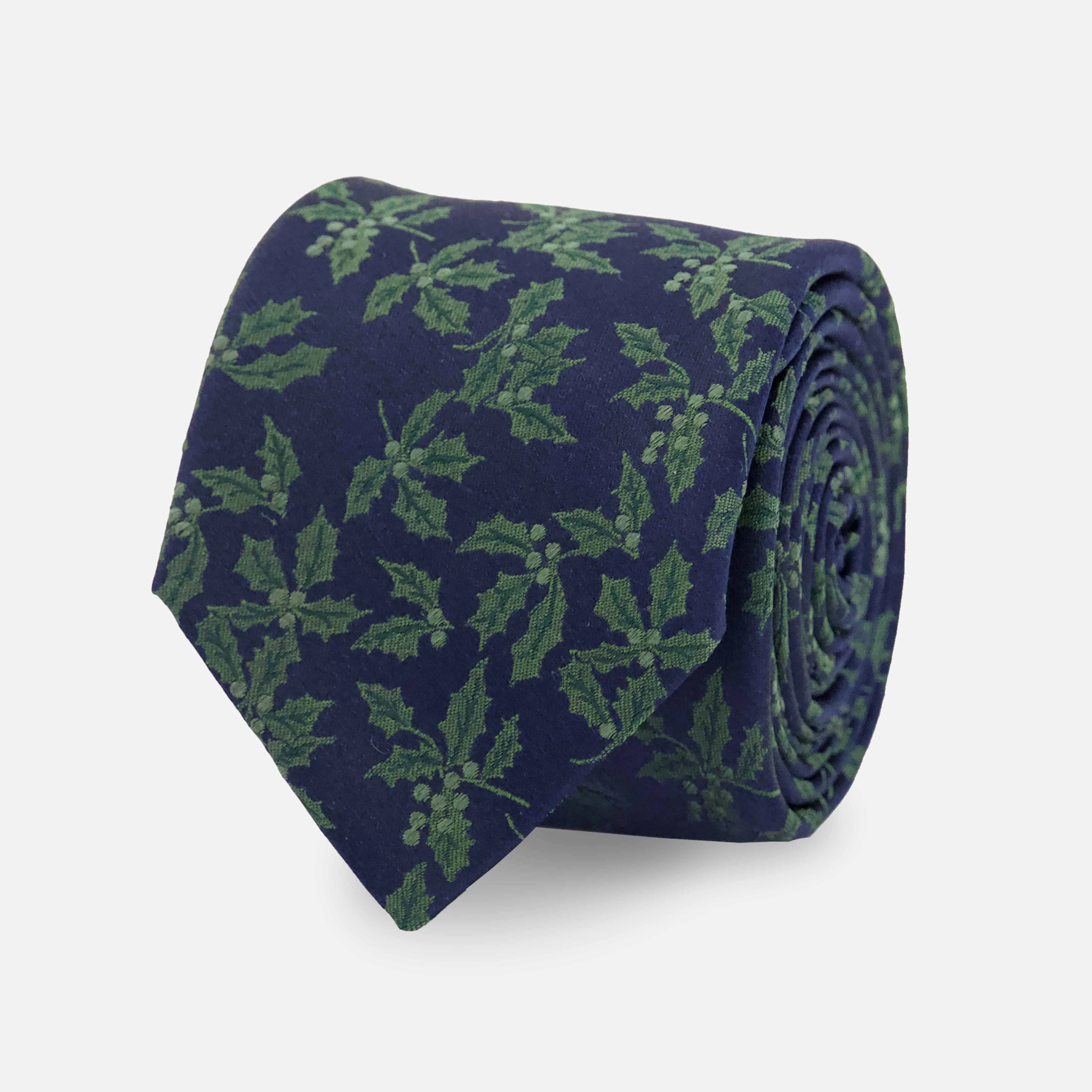 Deck The Halls Navy Tie