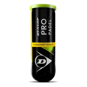 Dunlop Pro Padel Tournament Quality Ball Can (1 Can)