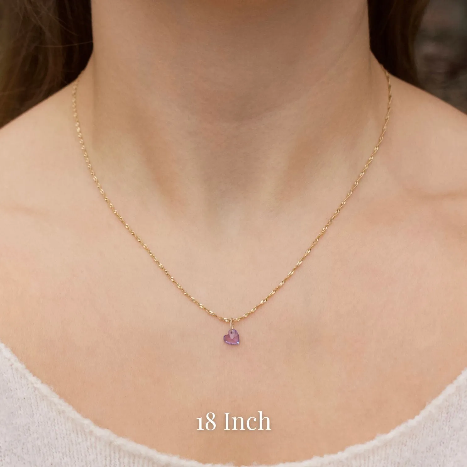 Exclusive Heart Tanzanite Necklace