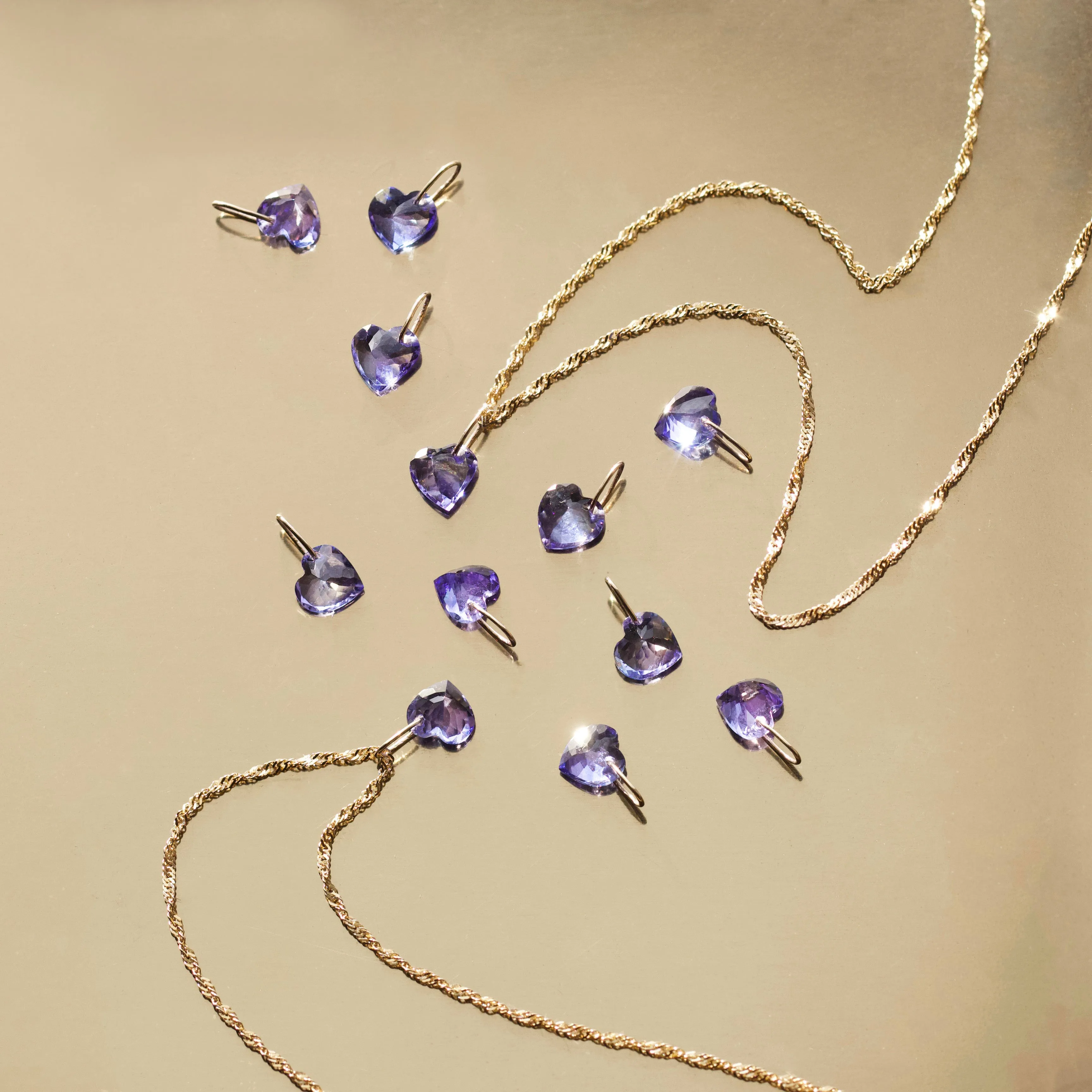 Exclusive Heart Tanzanite Necklace