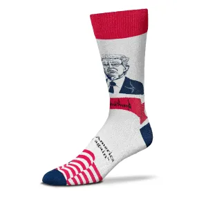 FBF Patriotic Selfie Donald Trump Sock