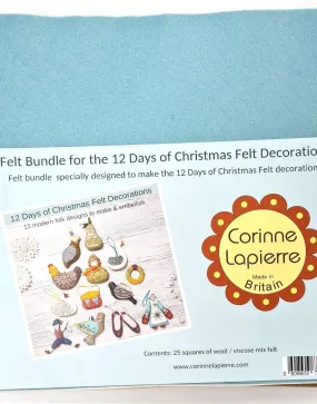 Felt Bundle for 12 Days of Christmas Book, Corinne Lapierre