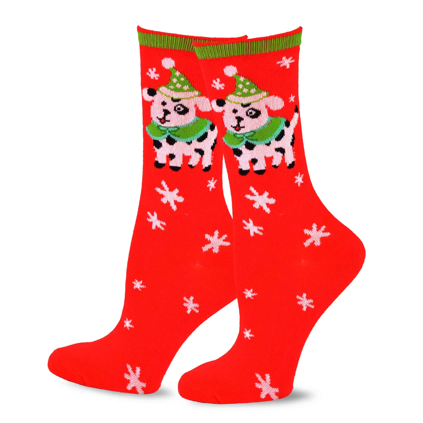 Festive Puppy Dog Socks (Ages 1-2, 3-5, 5-7)