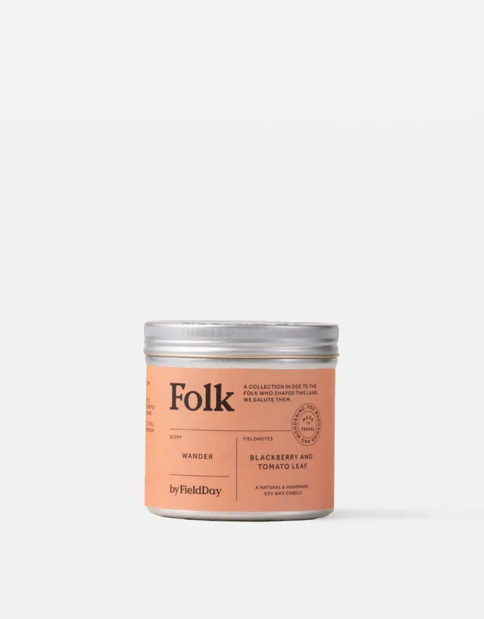 Field Day Wander Folk Tin Candle