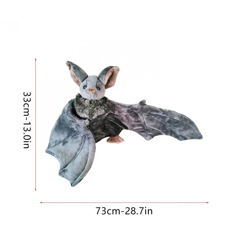 Fluffy Bat Stuffed Plush Toy - Pillow Bat