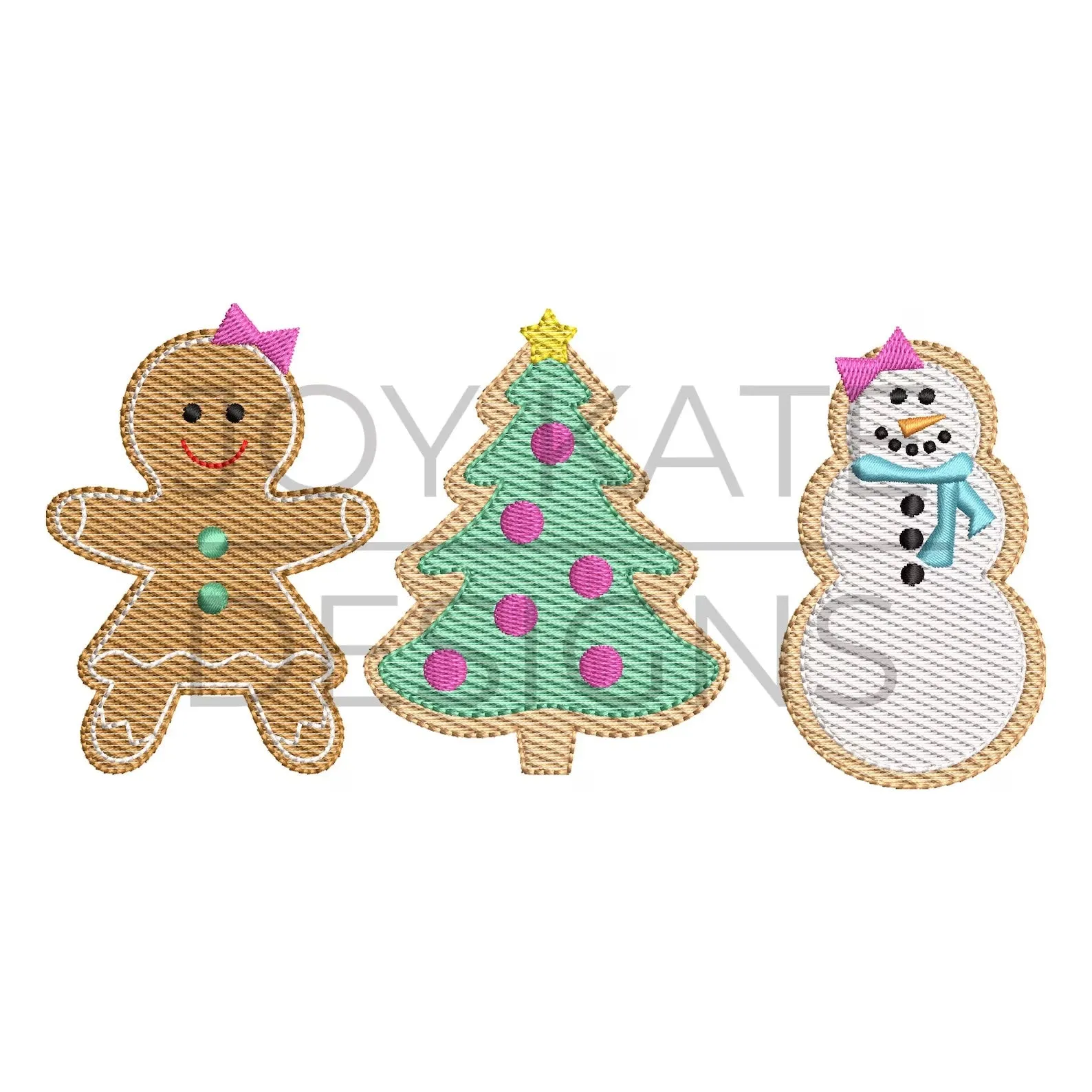 Gingerbread Sketch Cookie Design