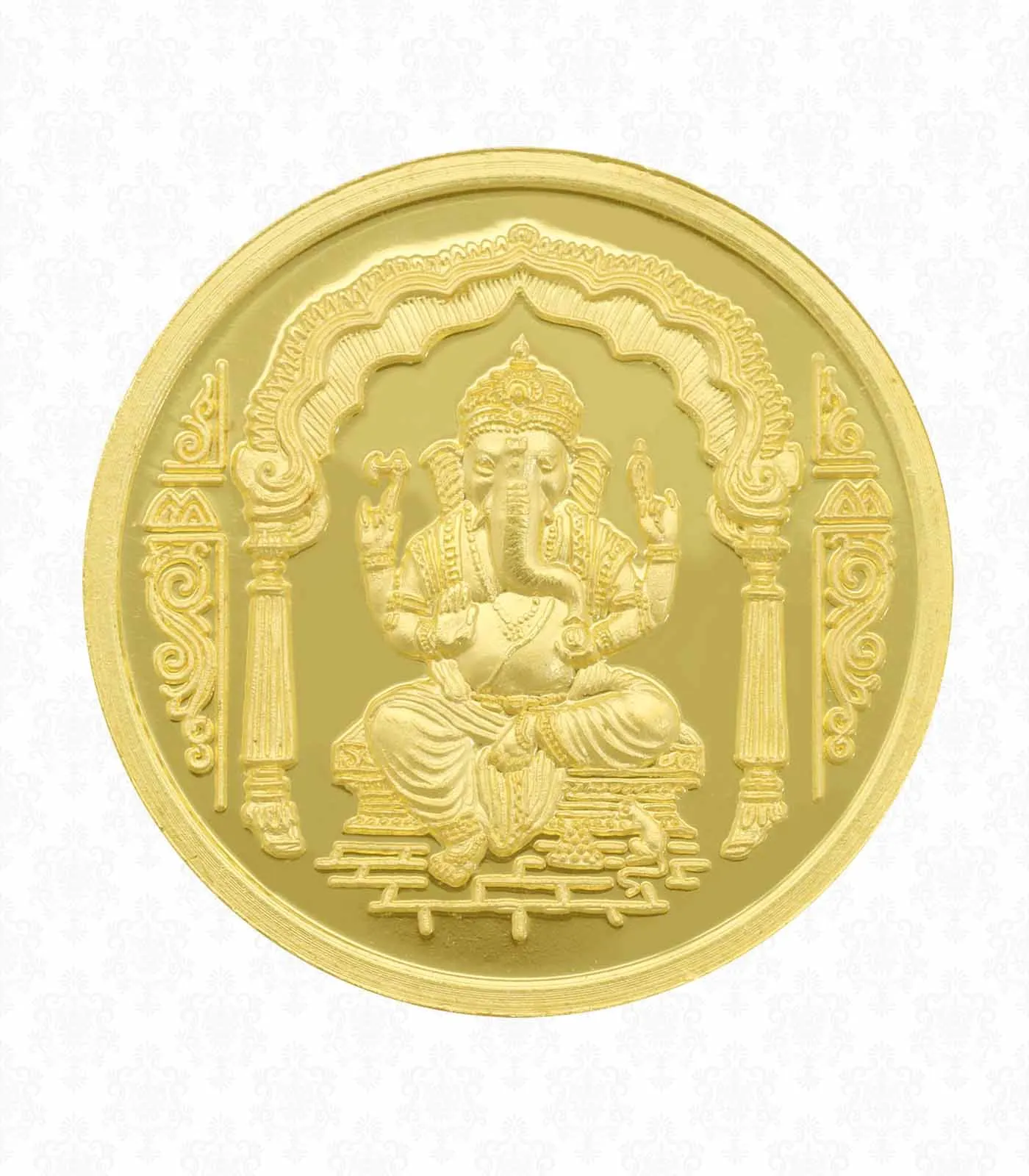 Gold Ganpati Coin-5GM