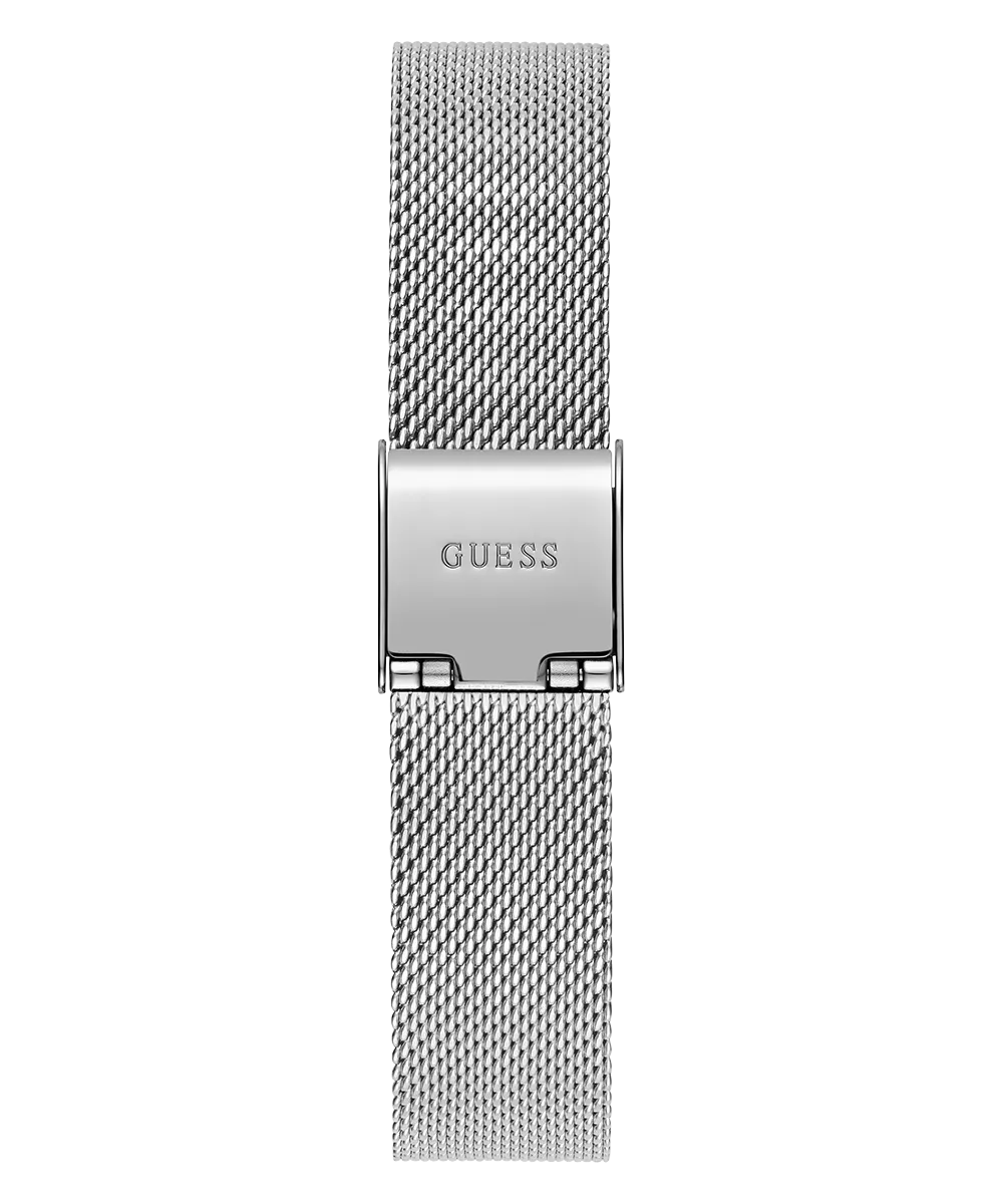 GUESS Ladies Silver Tone Analog Watch