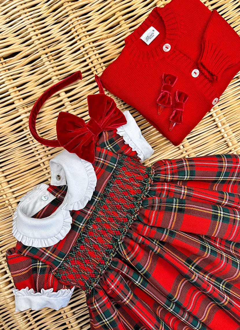 Hand Smock Tartan Dress