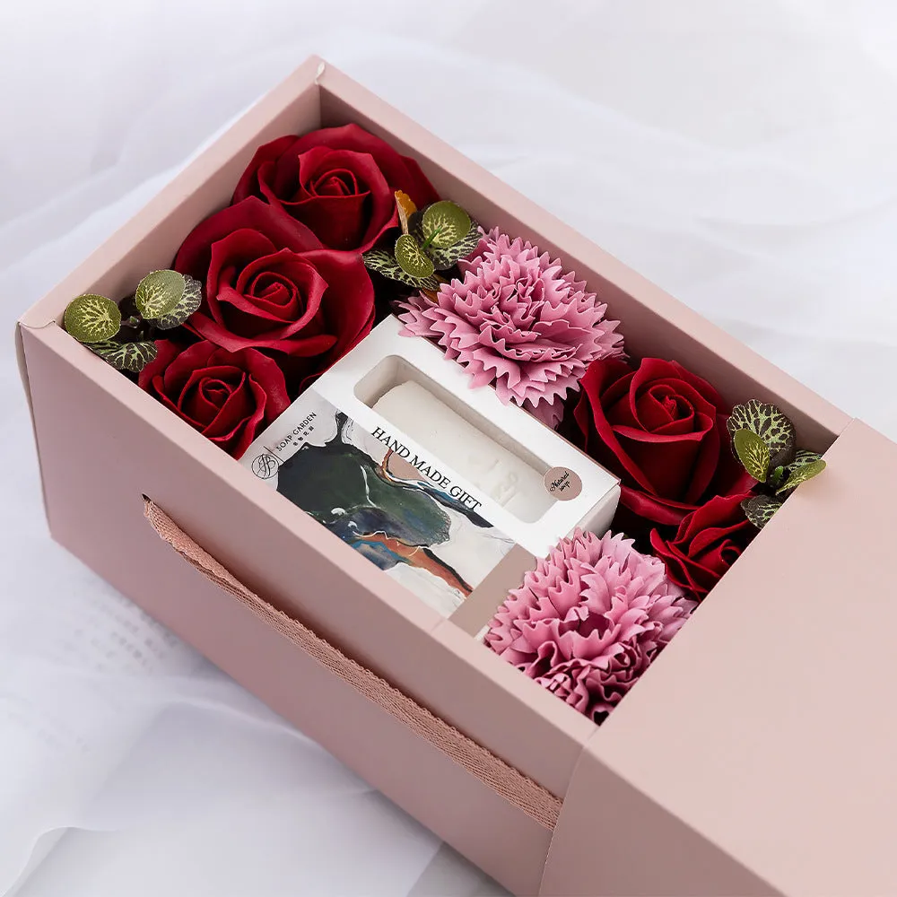 Handmade Soap Roses Gift Box (Delivery)