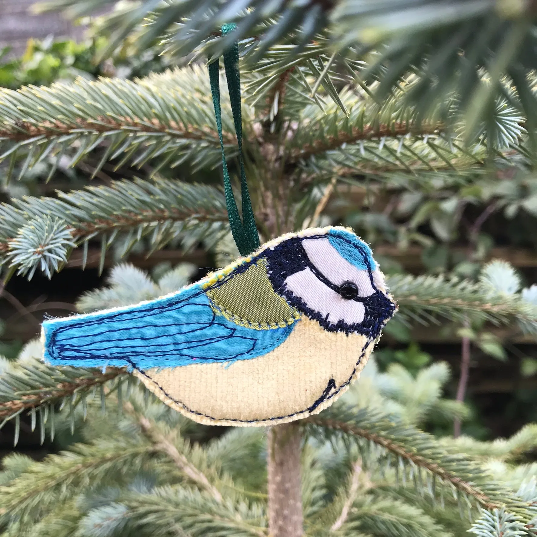 Hanging Blue tit