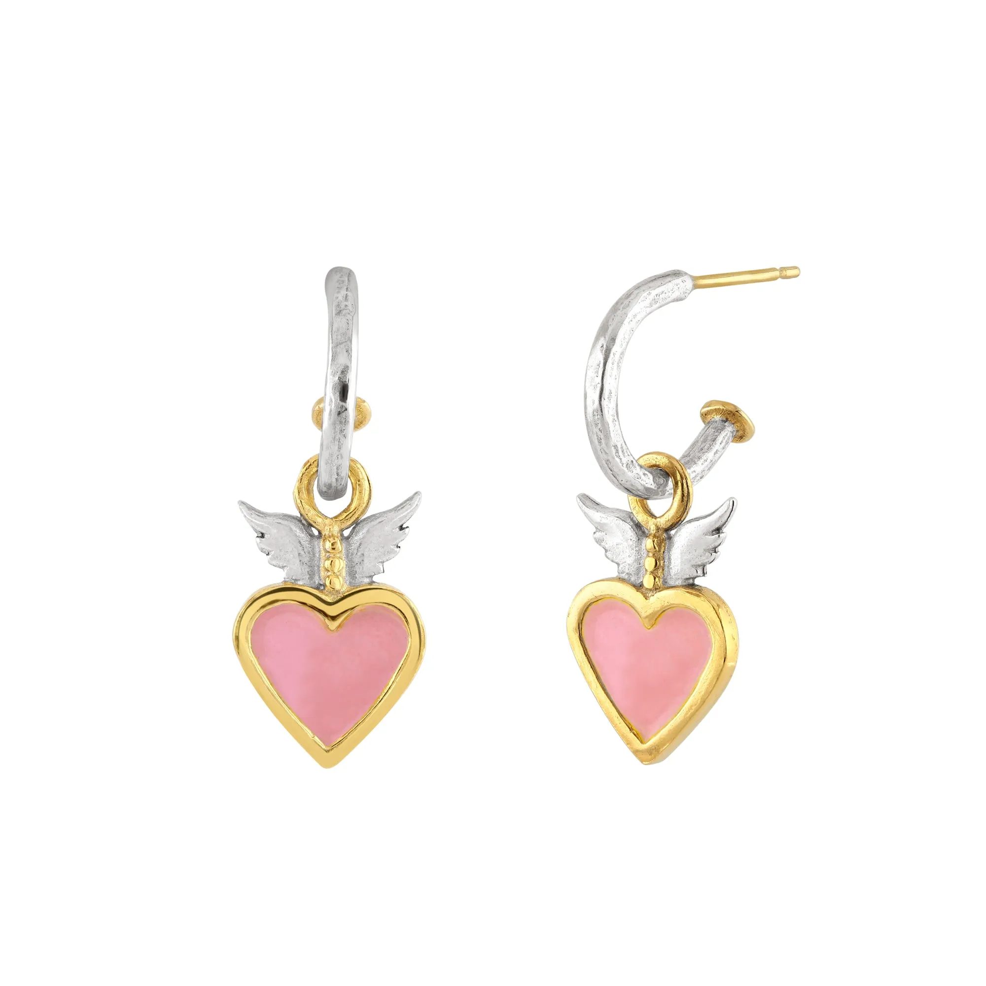 Highbury Heart Mini Hoop Earrings