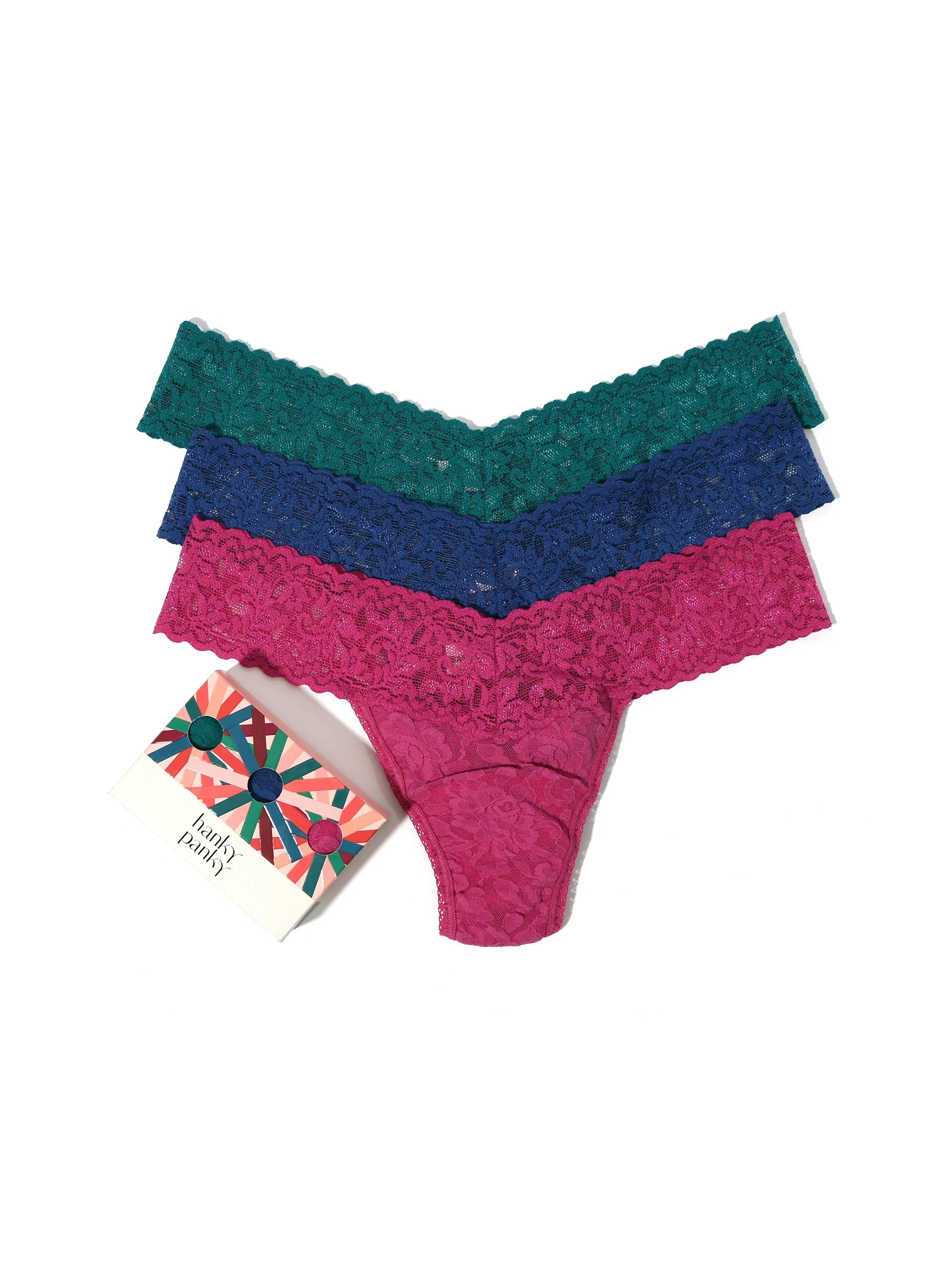 Holiday 3 Pack Low Rise Thongs Sale