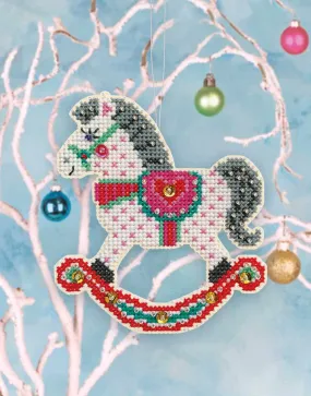 Holiday Horse Ornament Counted Cross Stitch Kit, Satsuma Street