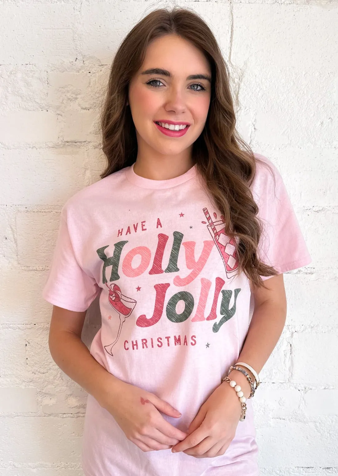 Holly Jolly Christmas Oversize Tee