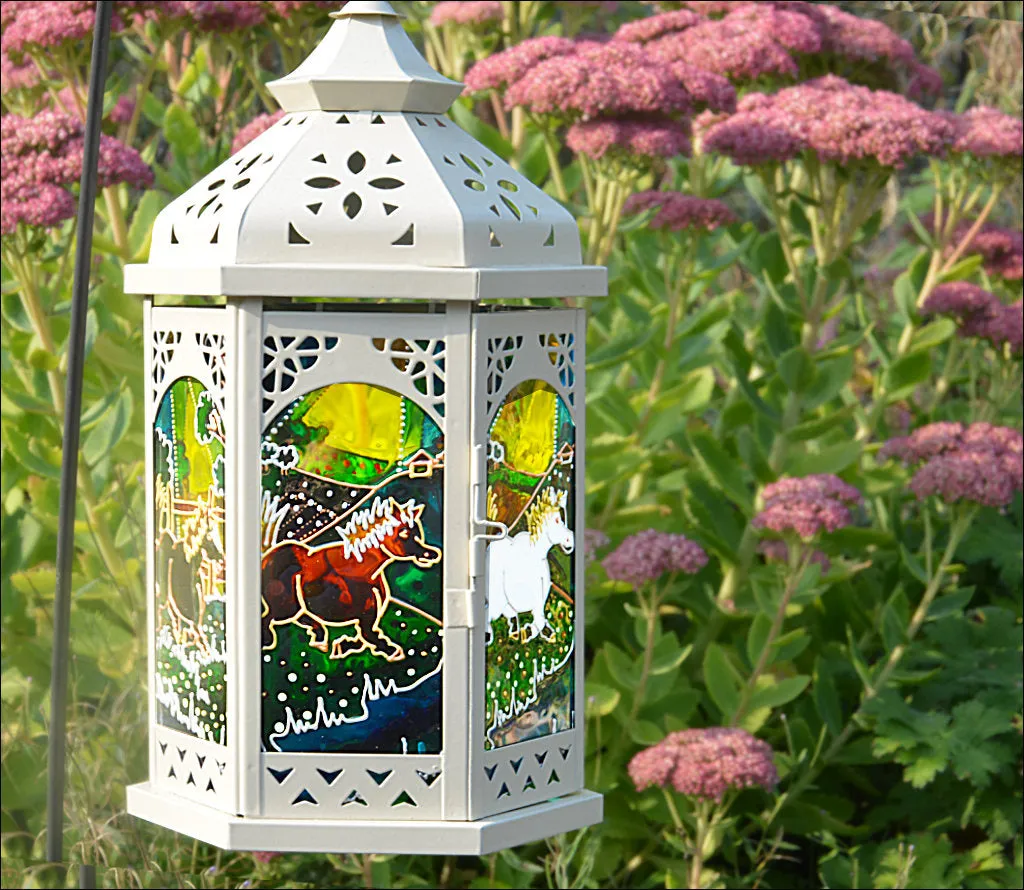 Horse Art Hanging Sun Lantern