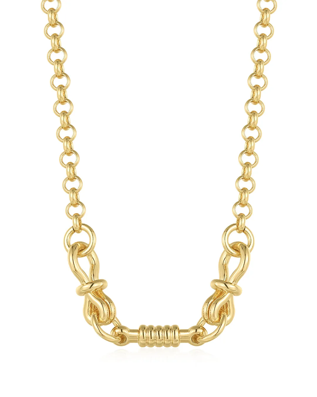 Horsebit Necklace- Gold