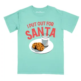 I Put Out For Santa Comfort Colors Tee