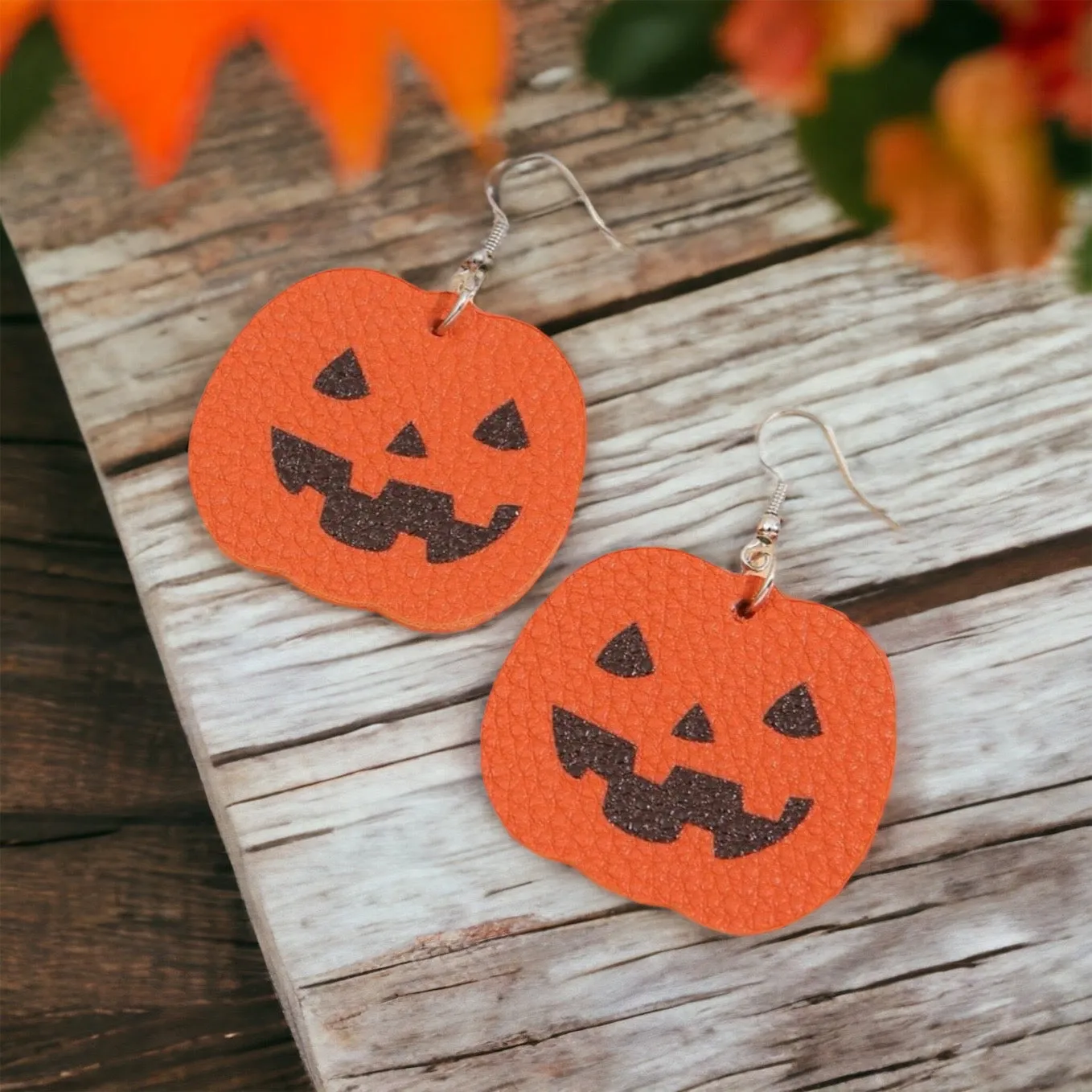 Jack-o-lantern Earrings - Halloween Earrings, Pumpkin Earrings, Halloween Jewelry, Cute Halloween Earrings, Pumpkin Earrings, Trick or Treat