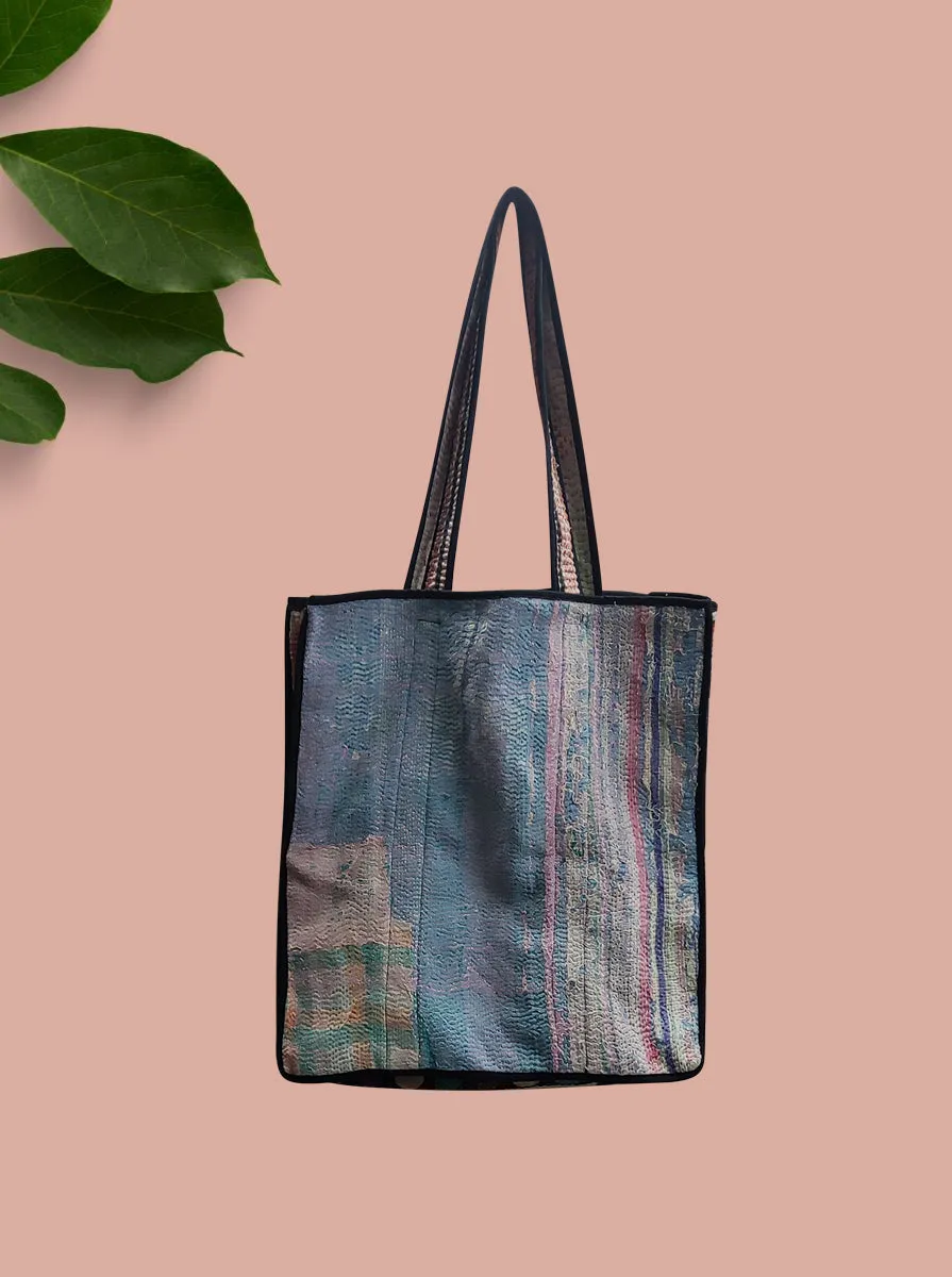 kantha vintage tote