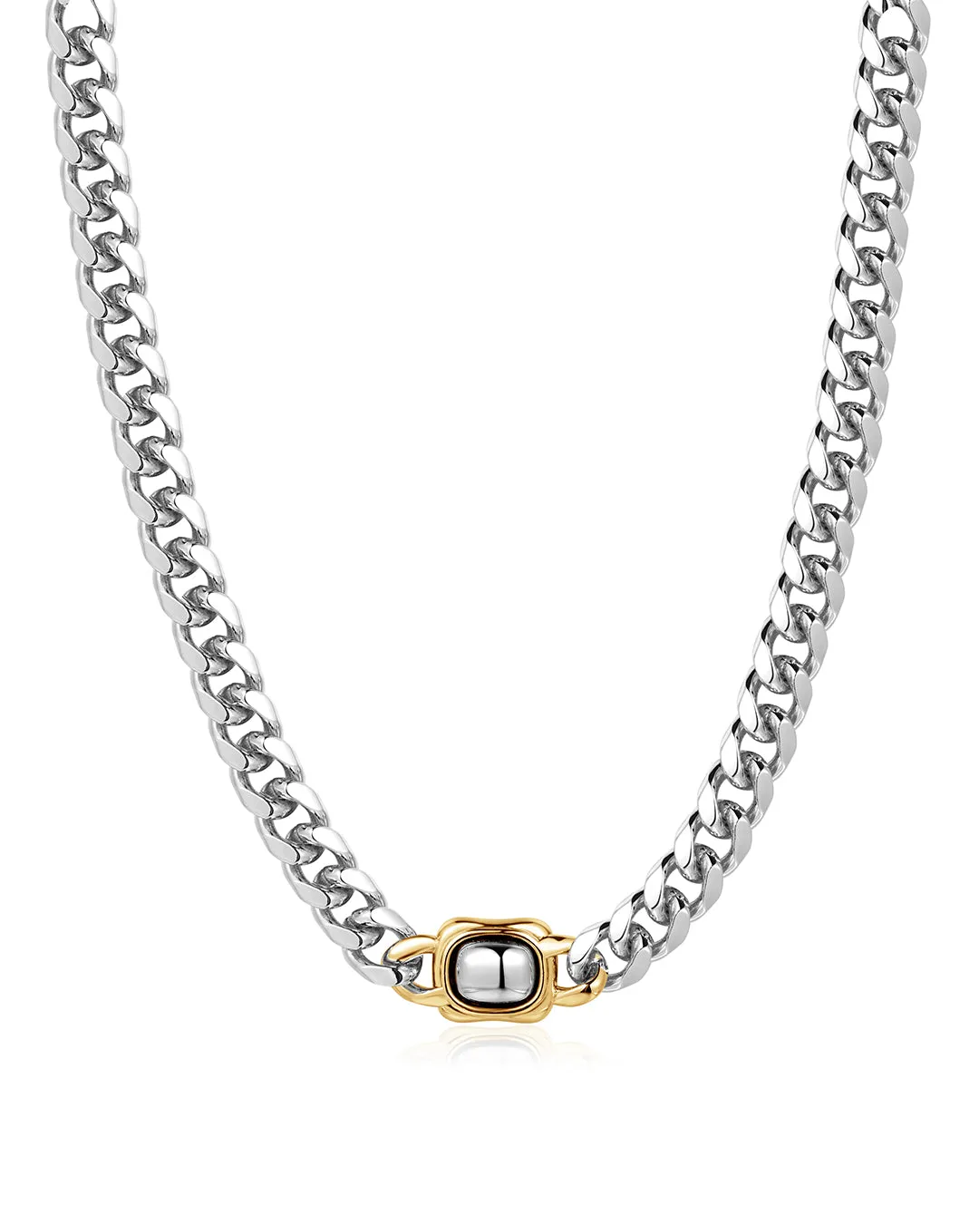 Kate Bezel Stud Necklace