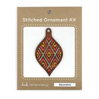 Kiriki Press : Stitched Ornament Kit - Geometric