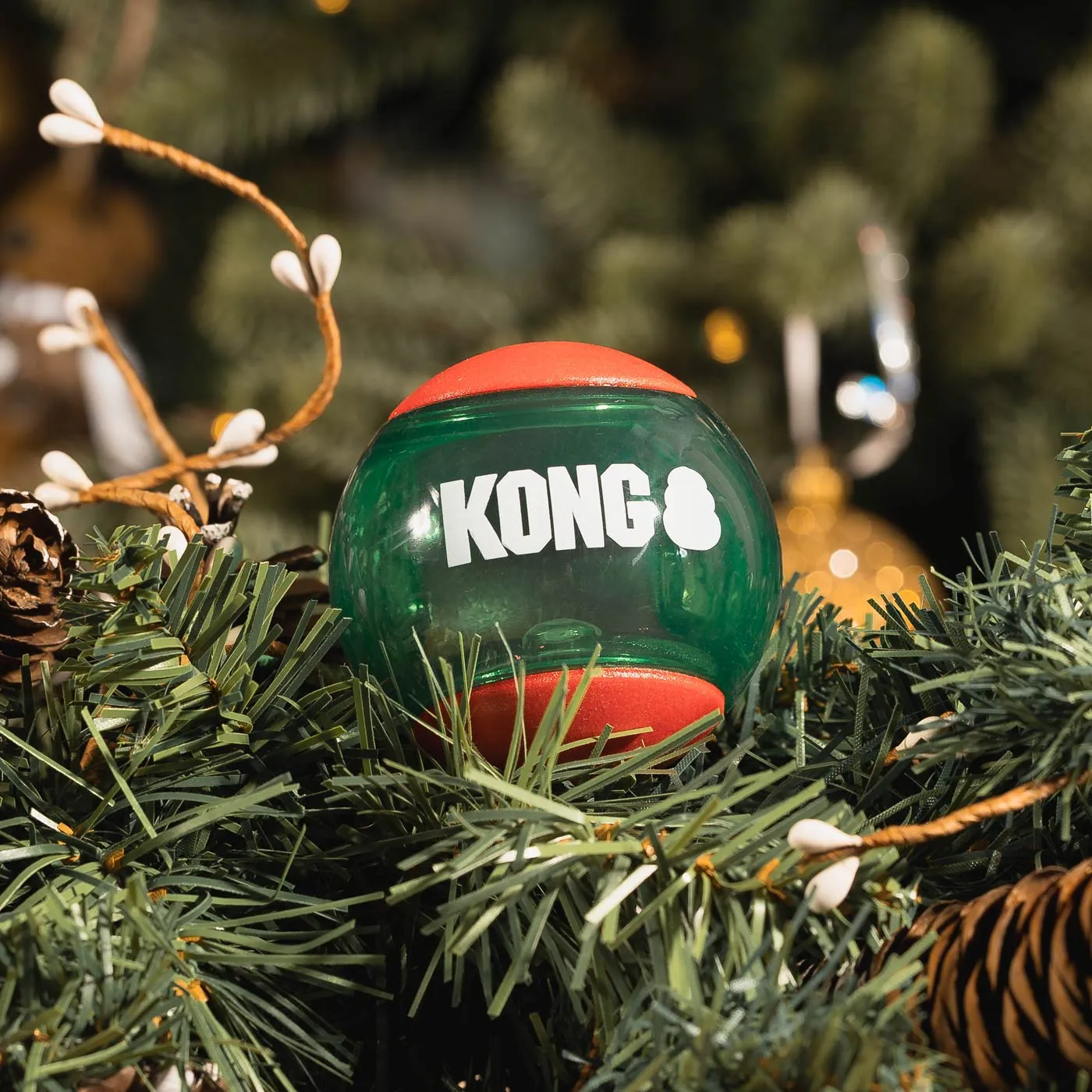 KONG Holiday Occassion Balls 4 Pack