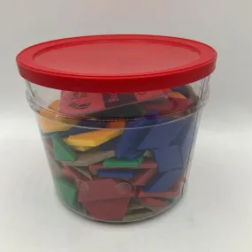 Learning Resources Plastic Pattern Blocks Set-As Is