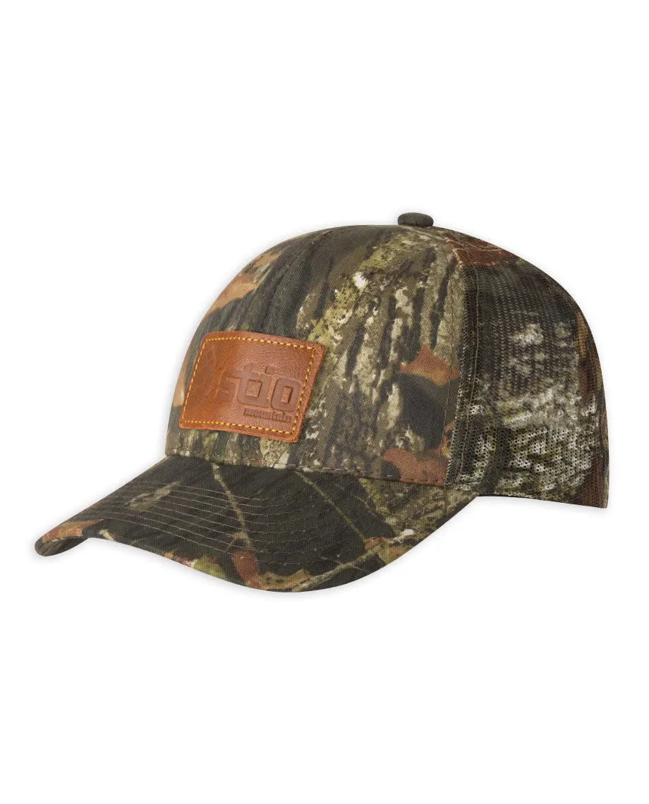 Leather Patch Hunter Trucker