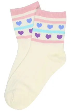 Love Shack Cotton Socks Cream