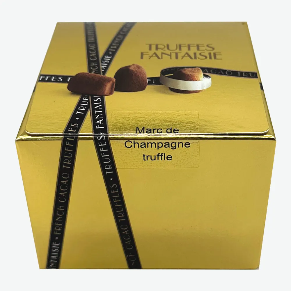 Luxury Champagne Gift Set Includes Moet Brut & Rose, 2 Personalised Champagne Flutes & Truffles