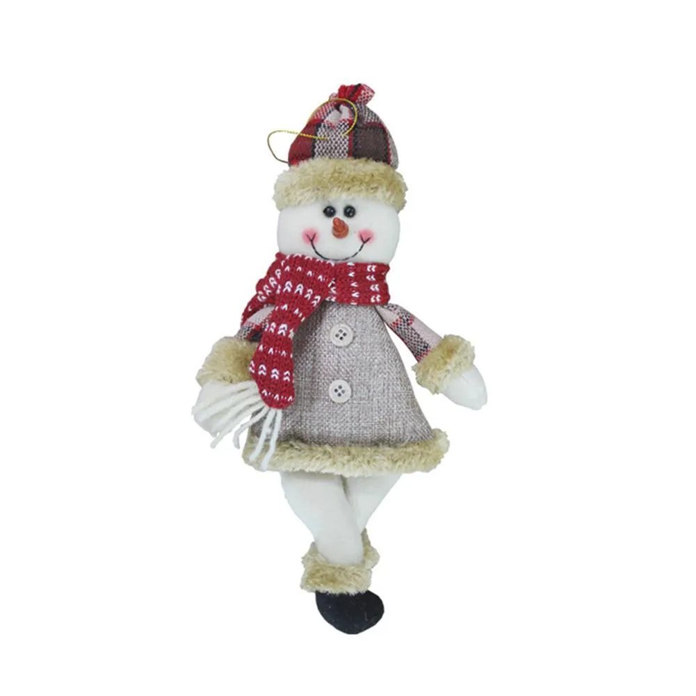 Merry Christmas Ornaments Hanging Doll Xmas Festival Home Decorations