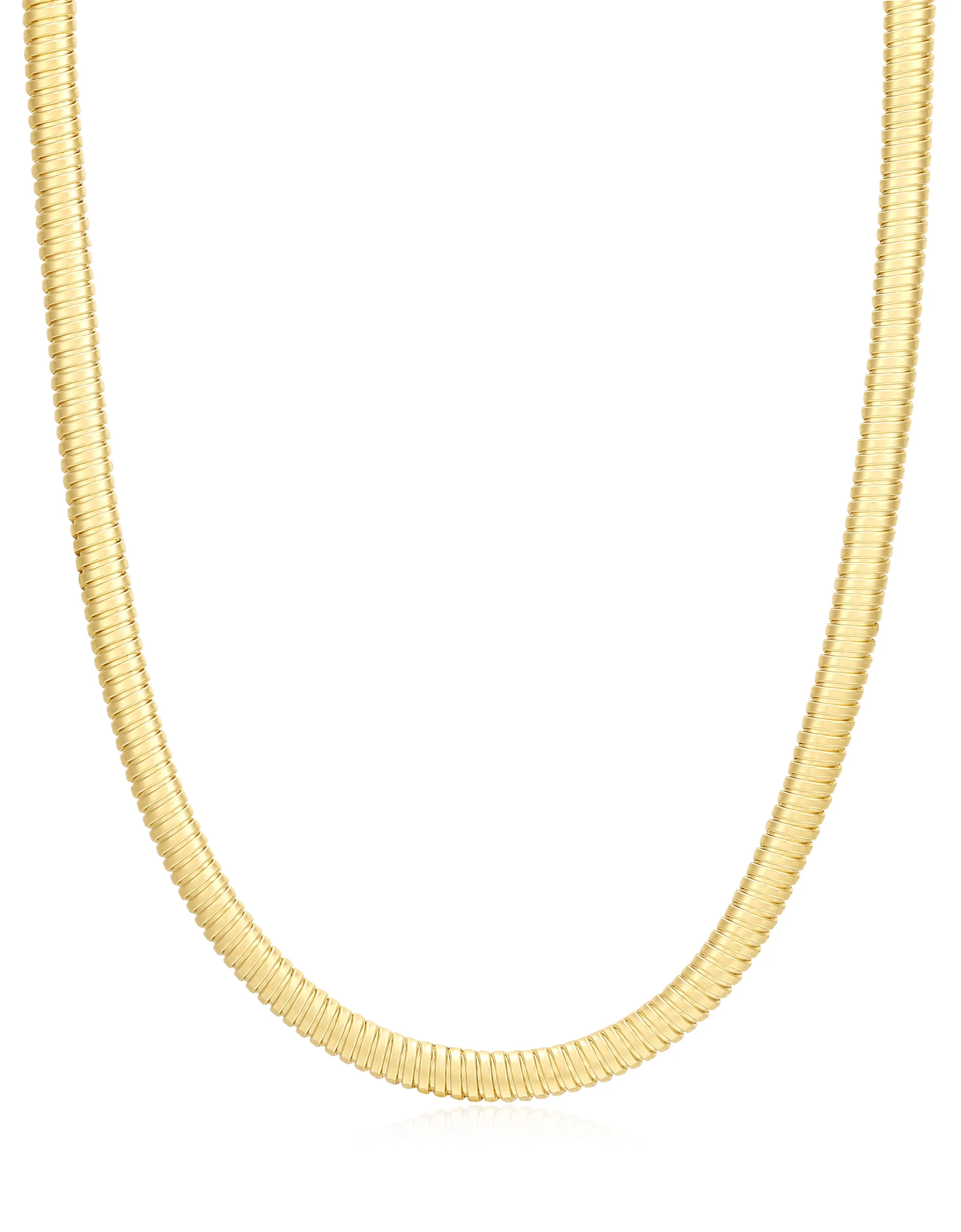 Mini Flex Snake Chain Necklace- Gold