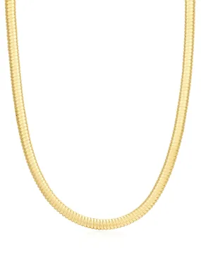 Mini Flex Snake Chain Necklace- Gold