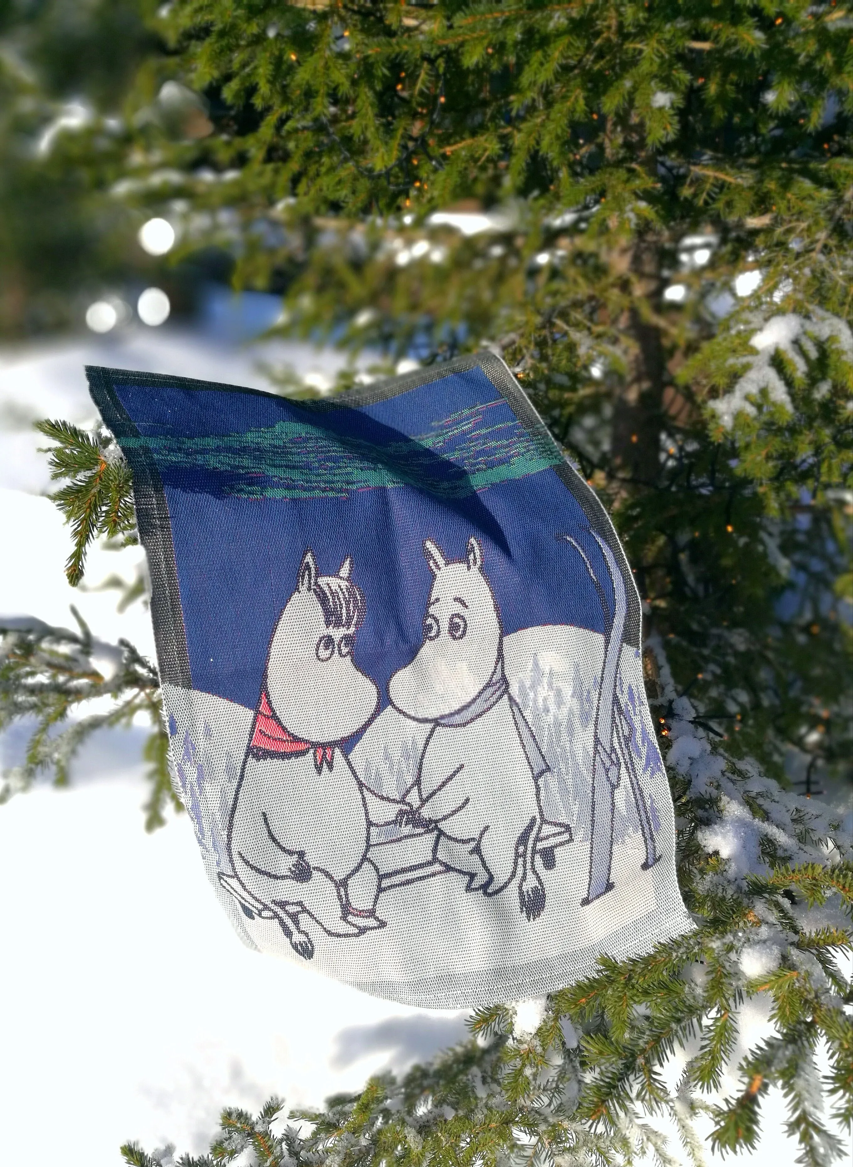 Moomin | Tableware | Moomin Winter Night Tea Towel 