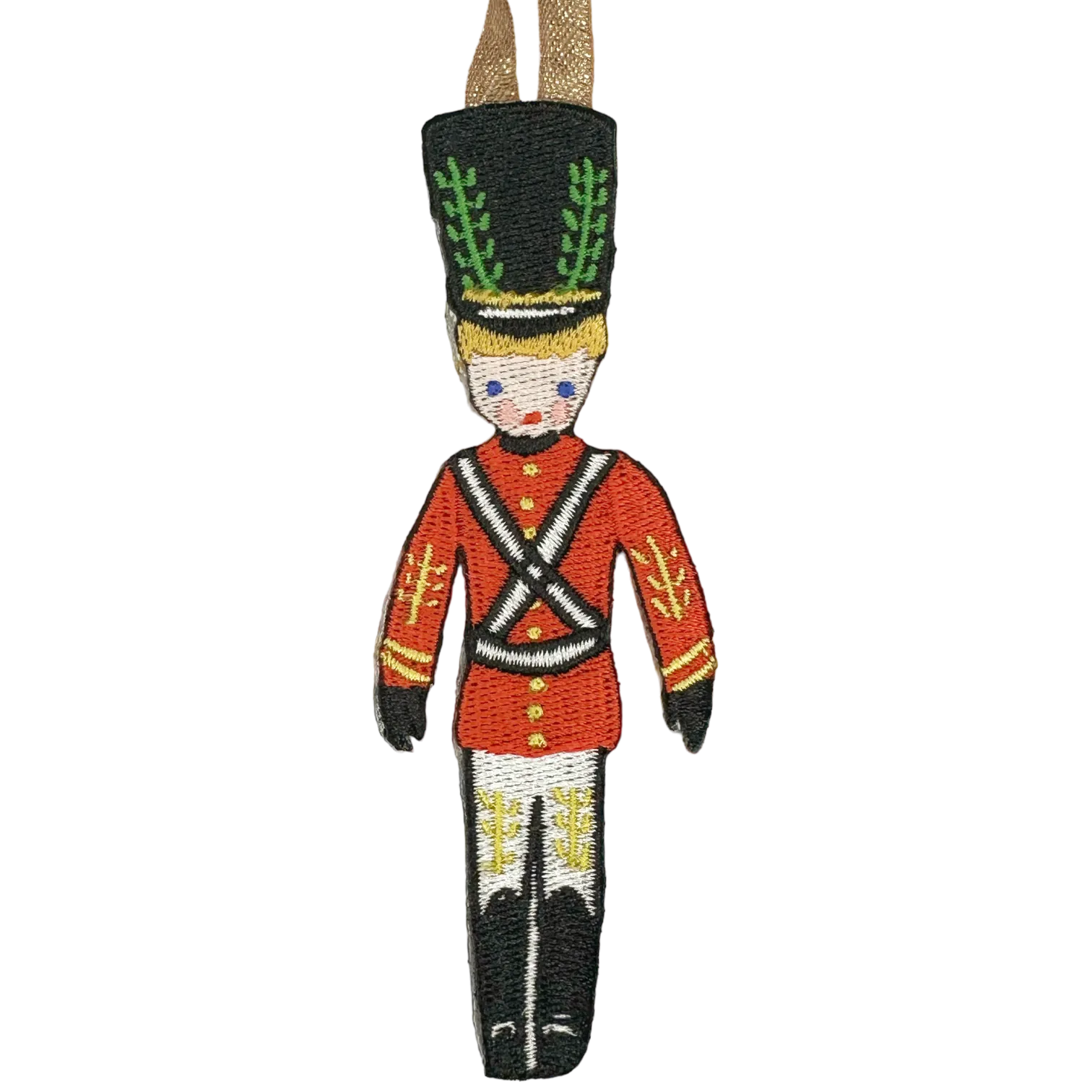 Nutcracker Embroidered Ornament - Harlequin Doll