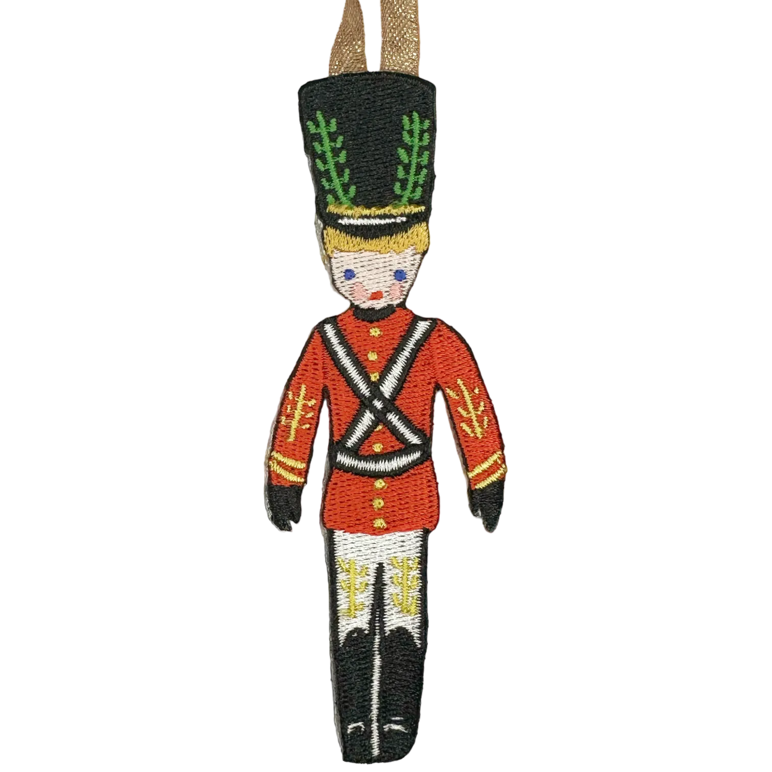 Nutcracker Embroidered Ornament - Party Scene Clock