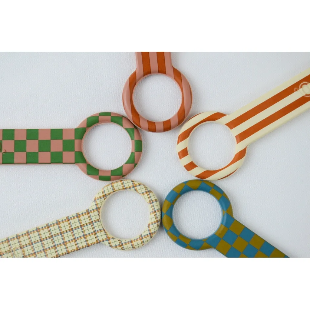 Pacifier Clip - Pattern - Stripes Sunset   Tierra