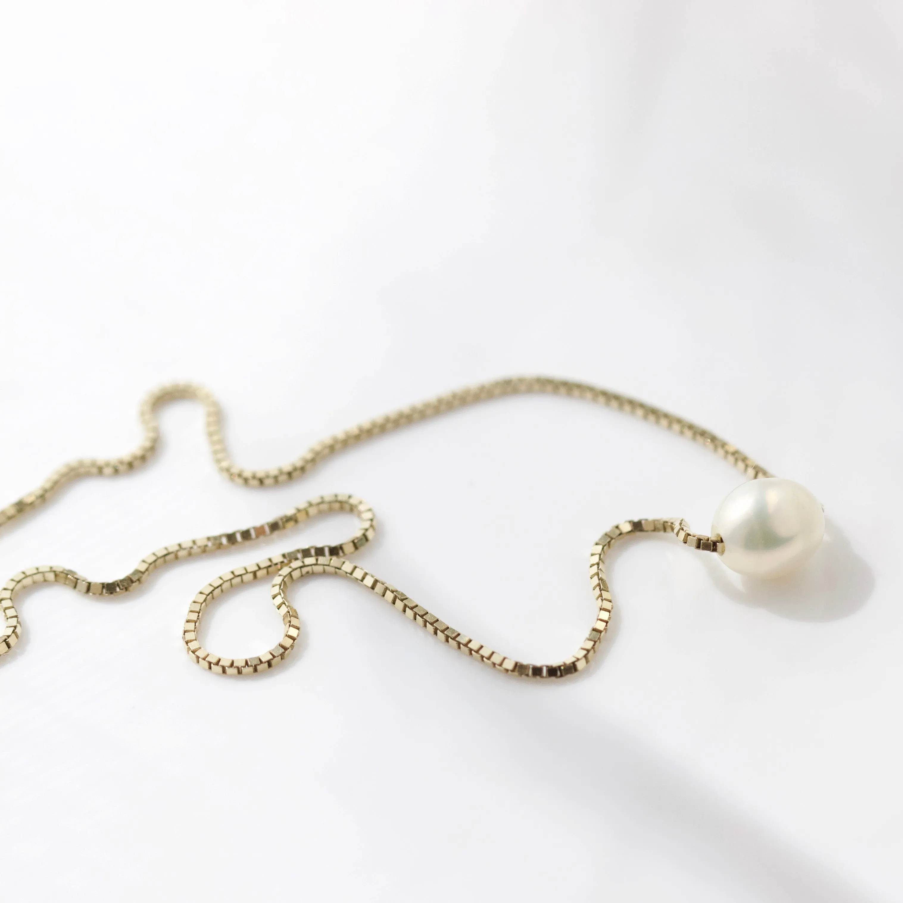 Pearl Solitaire Necklace