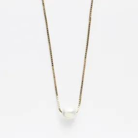 Pearl Solitaire Necklace