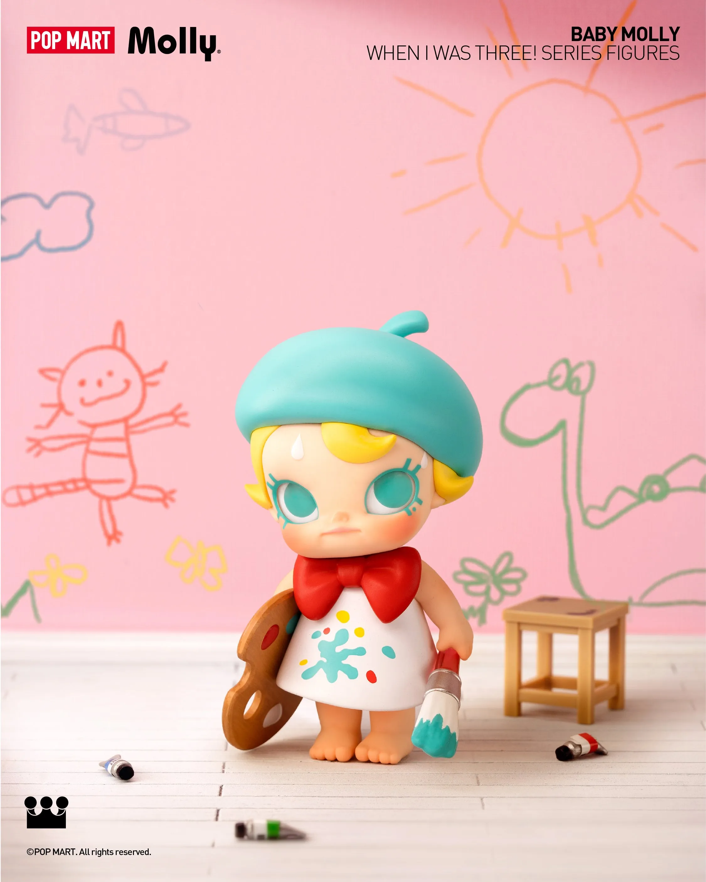 POP MART Baby Molly When I was Three！Series Figures