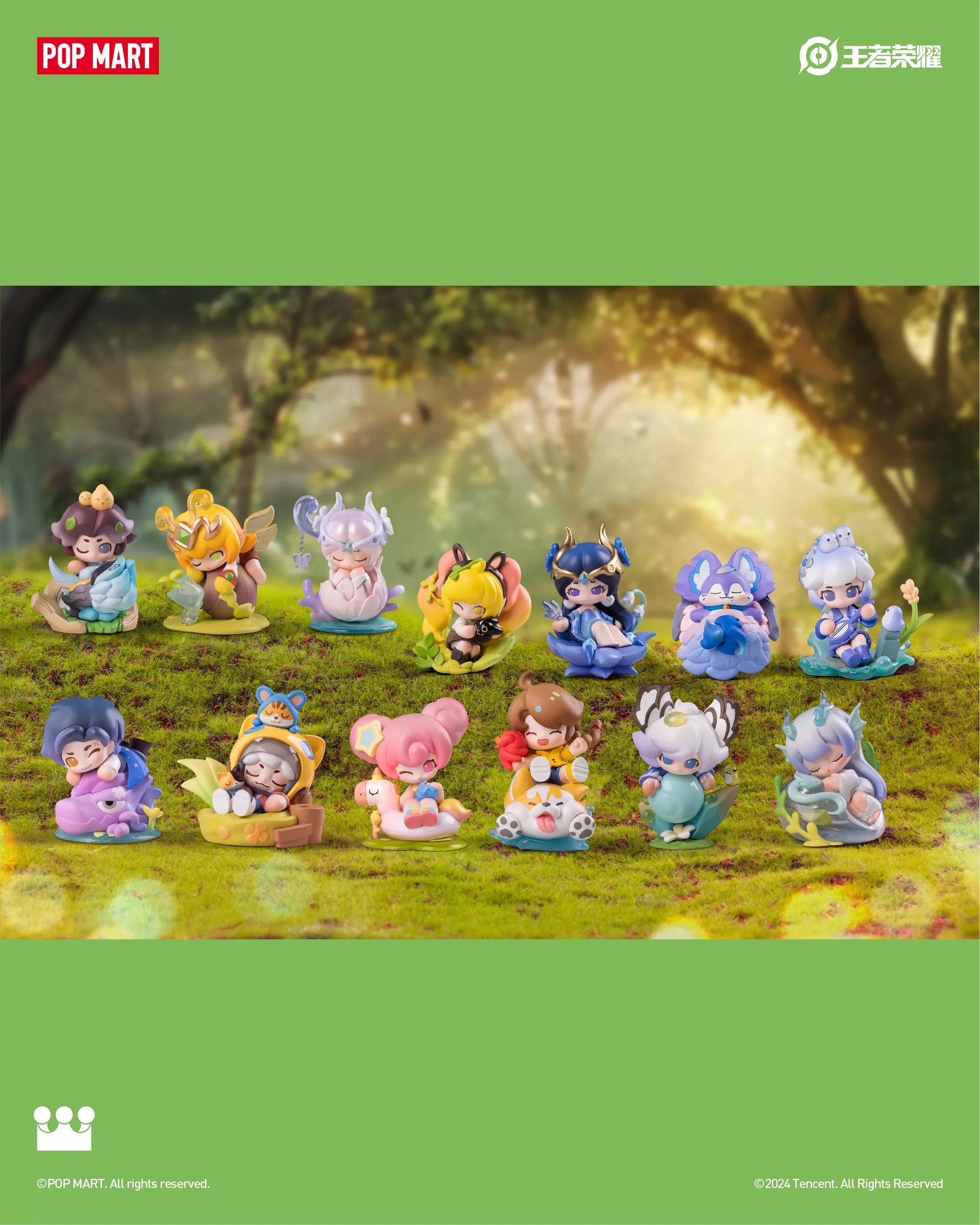 POP MART Honor of Kings Baby Heroes-Dream Forest Series Figures