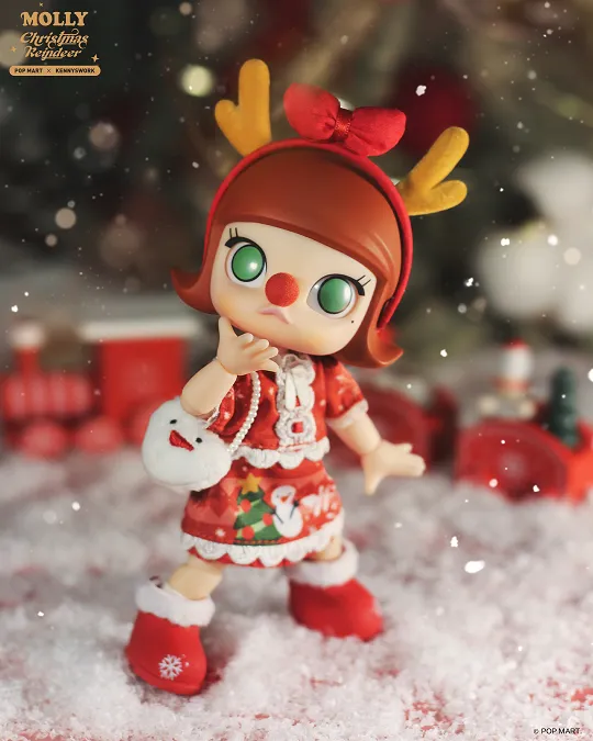 POP MART Molly Christmas Reindeer BJD