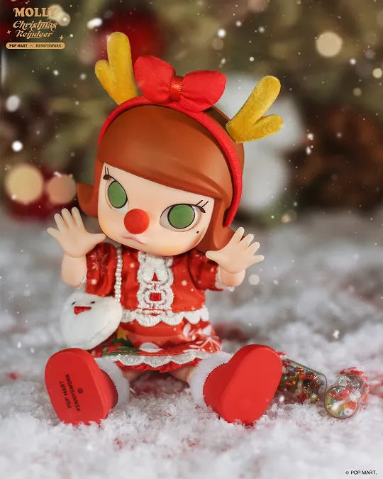 POP MART Molly Christmas Reindeer BJD